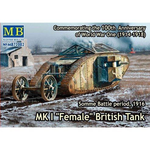 Master Box Carro inglese WWI MKI Female scala 1-72