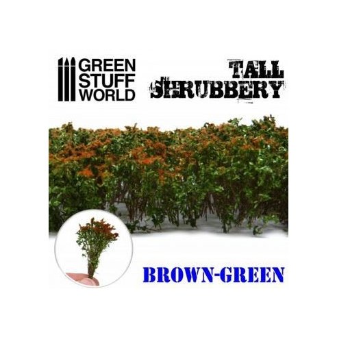 TALL SHRUBBERY - BROWN GREEN