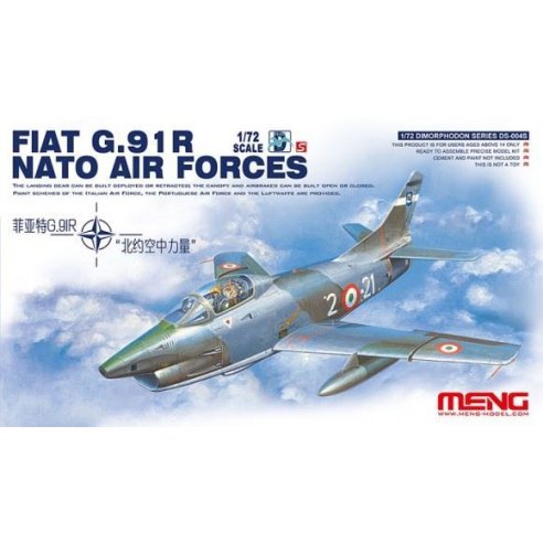 MENG 1 72 FIAT G.91R - NATO AIR FORCES