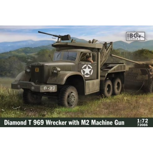 1 72 IBG 72085 Diamond T 969 Wrecker with M2 Machine Gun