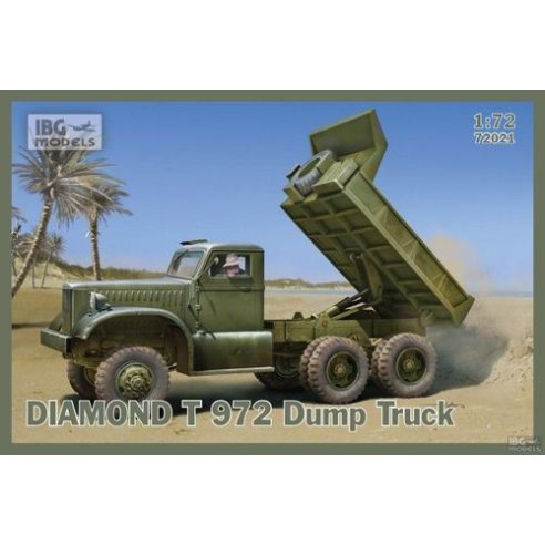 1 72 IBG IBG 72021 DIAMOND T 972 Dump Truck