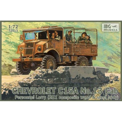1 72  IBG – Chevrolet C15A No.13 Cab Personnel Lorry (2H1 Composite wood & steel body)