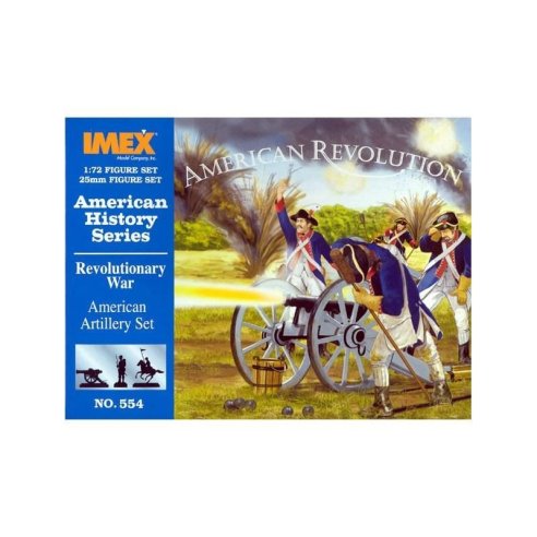 IMEX American revolution American artillery set Scala 1:72