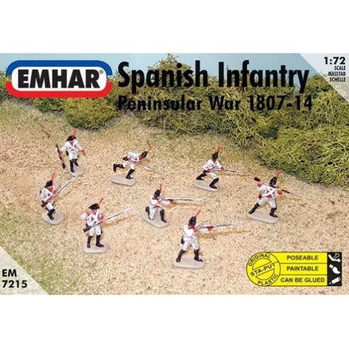 EMHAR  1 72  Emhar 7215 Spanish Infantry Peninsula War 1807-1814