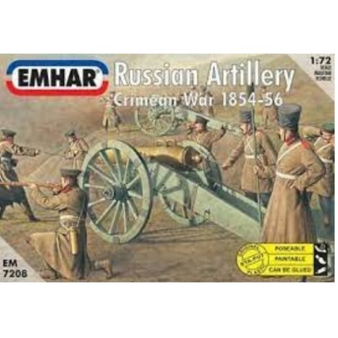 EMHAR  1 72  Emhar 7208 Crimean War 1854 - 56 - Russian Artillery
