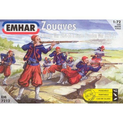 EMHAR  1 72  Emhar 7212 French Zouaves (Crimean War and Franco-Prussian War)