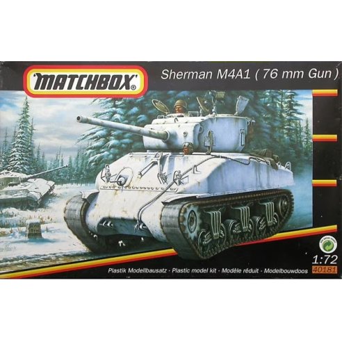 Matchbox  1 72 Sherman M4A1 (76 mm Gun)