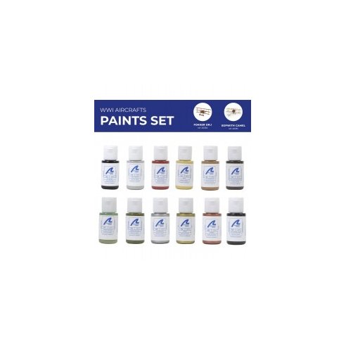 Paints Set for Models: World War I Airplanes (12x20 ml)