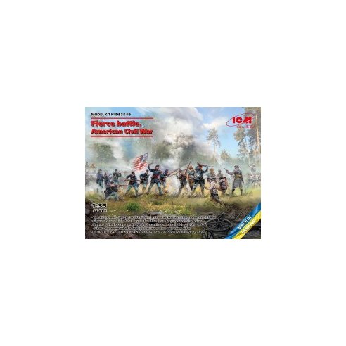 1 35 Fierce battle. American Civil War (Union Infantry, Union Infantry. Set  2, Confederate Infantry, Confederate Infantry. Set 
