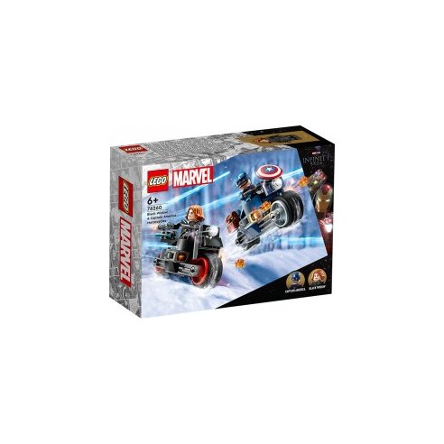 Super Heroes Marvel - Motociclette di Black Widow e Captain America