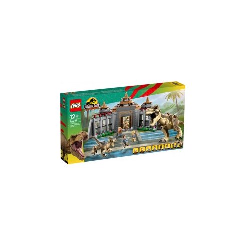 LEGO Jurassic World - Centro visitatori: l''attacco del T. rex e del Raptor
