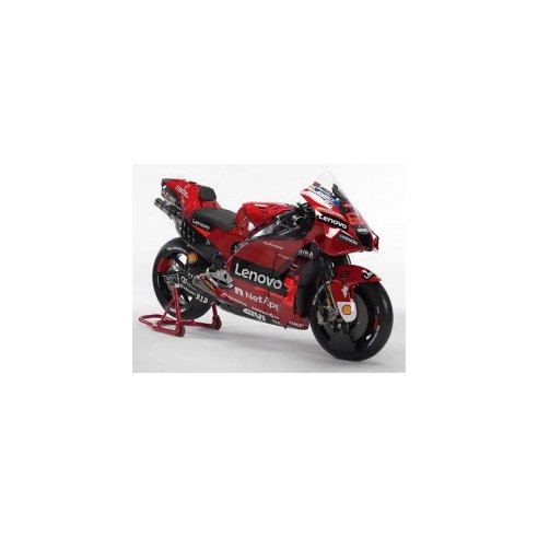 1 6 Ducati Desmosedici GP22 Team Lenovo 63 World Champion MotoGP Season 2022 Francesco Bagnaia - Red