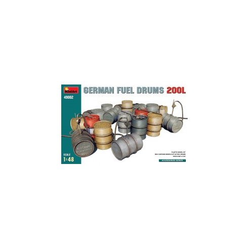1 48 German Fuel Drums 200L