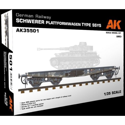 AK 1 35 GERMAN RAILWAY SCHWERER PLATTF