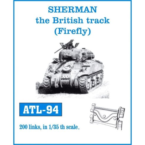 FRIUL MODEL CINGOLI   ATL-094 SHERMAN the British track (Firefly)