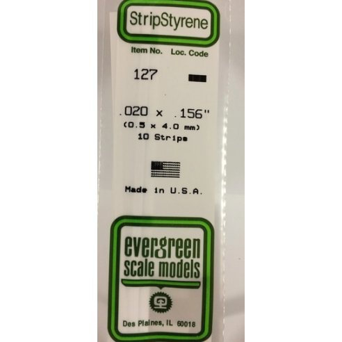 Evergreen - Listello polistirene 0,50x3,50