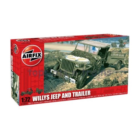 AirFix - Willys Jeep and Trailer A01322