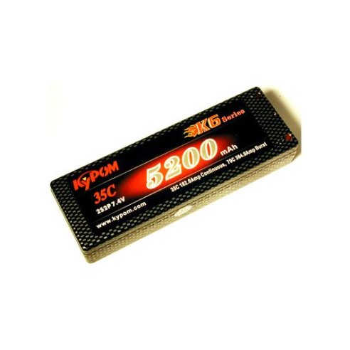 Kypom k6 batteria lipo 7,4v 5200mha 35c hardcase