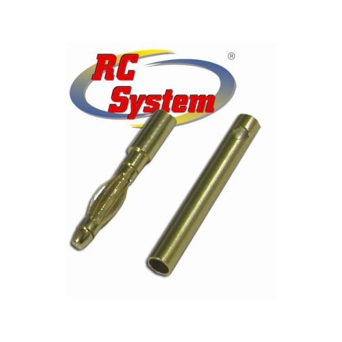 RCS - Gold Connectror coppia  2mm RCM0025