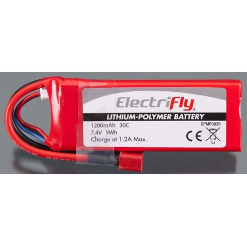 ElectriFly by Great Planes - LiPo 7,4V 1200mAh 30C ElectriFly GPMP0835