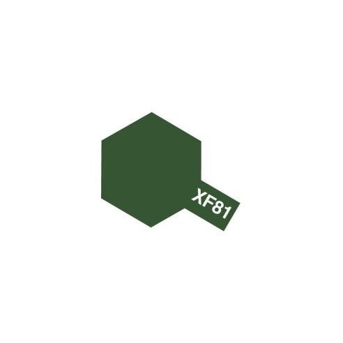 Tamiya - Vernice acrilica lucida XF81  dark green 10 ml 81781