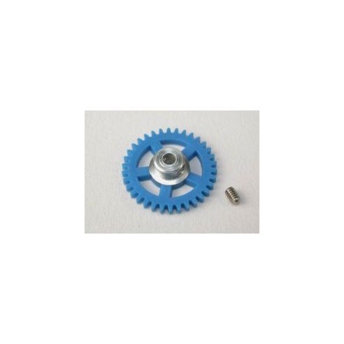 Scaleauto - Nylon Spur Gear 34th. For 3/32" Axle M50. diameter 17,5mm -blue- SC-1154