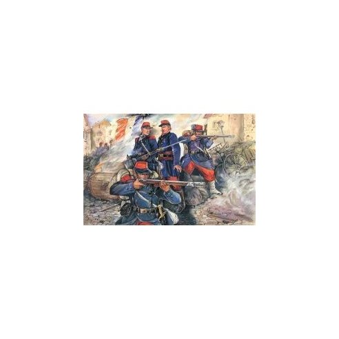 ICM - 1:35 - French Line Infantry (1870-1871) (4 figures - 1 officer, 3 soldiers) 35061