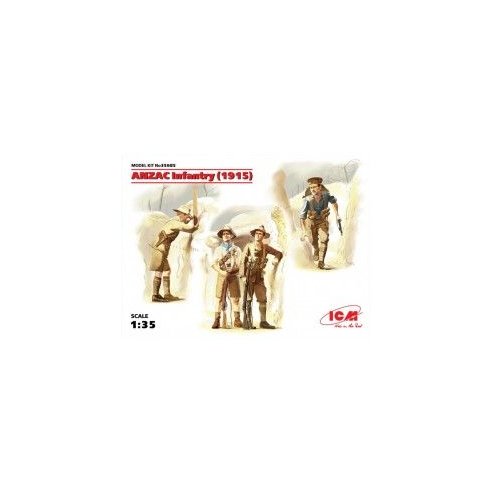 ICM - 1/35 ANZAC Infantry (1915) (4 figures) 35685
