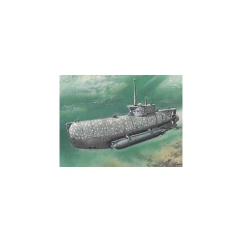 ICM - 1:72 - U-Boat Type XXVIIB ?Seehund? (early), WWII German Midget Submarine S.006
