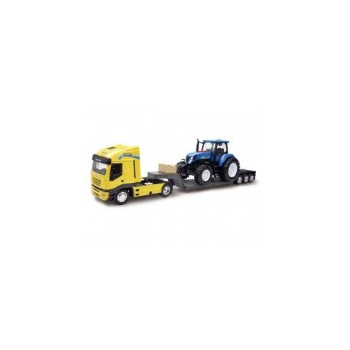 New Ray - 1:32 IVECO STRALIS + 1:24 NEWHOLLAND T7070 TRY ME 01693