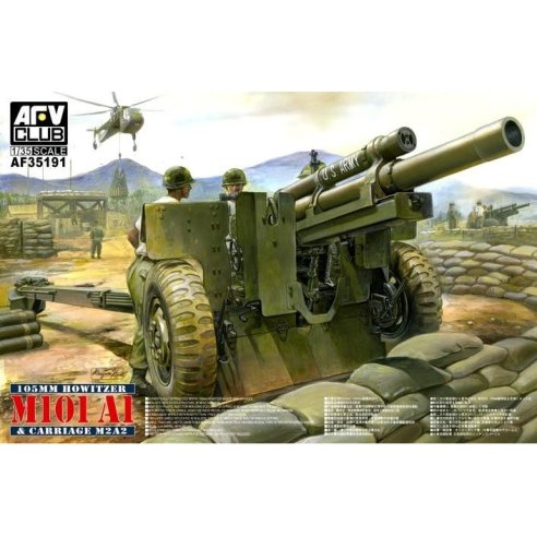 AFV Club 1:35 - 105mm Howitzer M101 A1 Carriage M2 A2 - AFV35191 AF35191