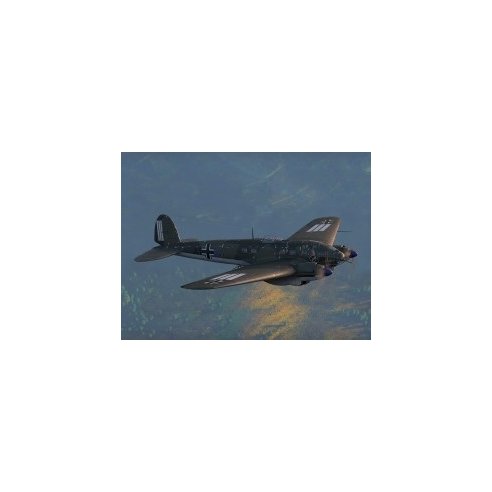 1:48 He 111H-3, WWII German Bomber (100% new molds)