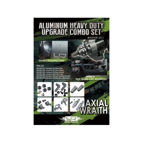 Yeah Racing Aluminum Heavy Duty Upgrade Combo Set S01 For Axial Wraith  AXWR-S01