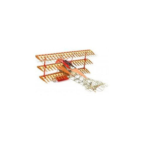 1/16 FOKKER DR.I (The Red Baron's triplane) +750 pcs New Model with Engraved acrylic base