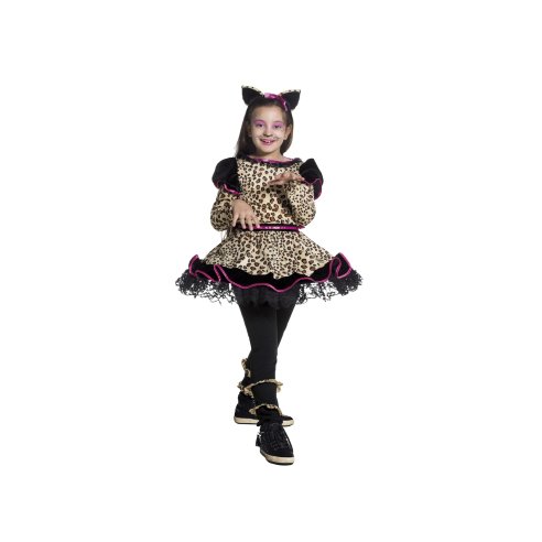Costume di carnevale leoparda per bambina