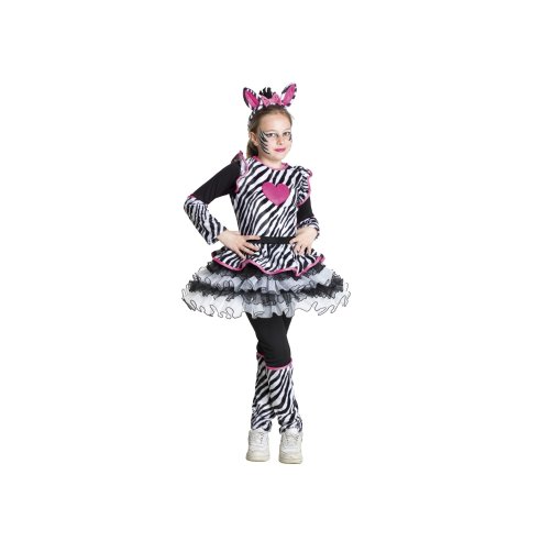 Costume di carnevale Miss Zebra per bambina