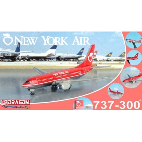 DRAGON WINGS NEW YORK AIR 737-300 VINTAGE WITH CLEAR BOX 1 400