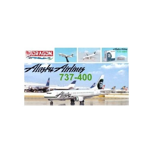DRAGON WINGS ALASKA AIRLINER 737-400 1 400