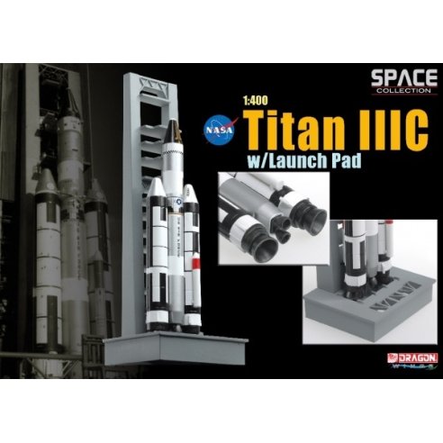 DRAGON SPACE COLLECTION NASA TITAN III C WITH LAUNCH PAD 1 400