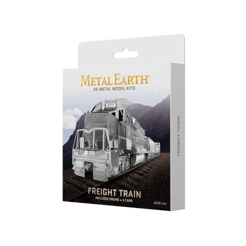 FASCINATIONS METAL EARTH FREIGHT TRAIN SET