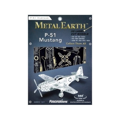 FASCINATIONS METAL EARTH MUSTANG P-51