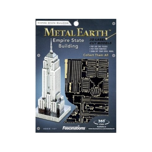 FASCINATIONS METAL EARTH EMPIRE STATE BUILDING NEW YORK
