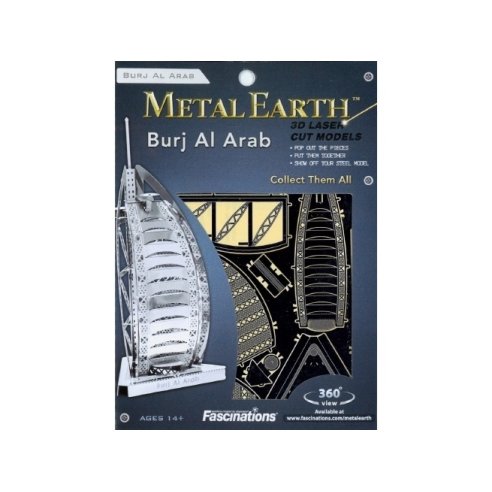 FASCINATIONS METAL EARTH BURJ AL ARAB DUBAI