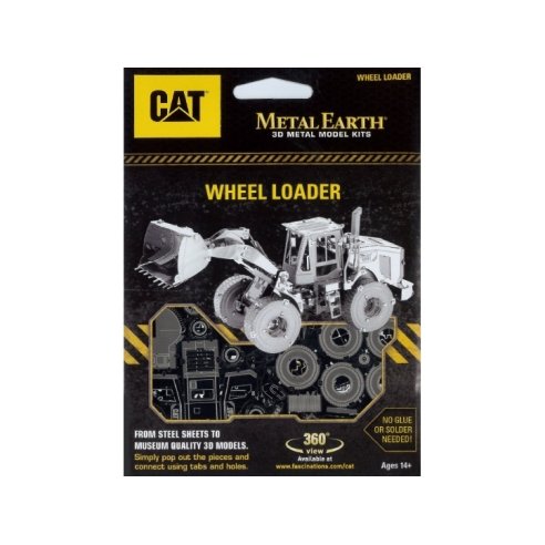 FASCINATIONS METAL EARTH CAT WHEEL LOADER