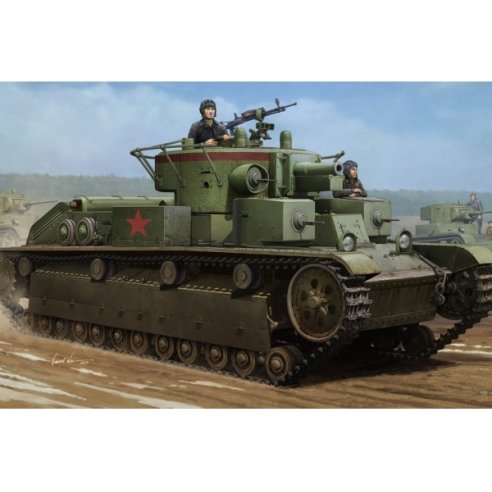 HOBBY BOSS KIT SOVIET T-28 MEDIUM TANK WELDED 1 35