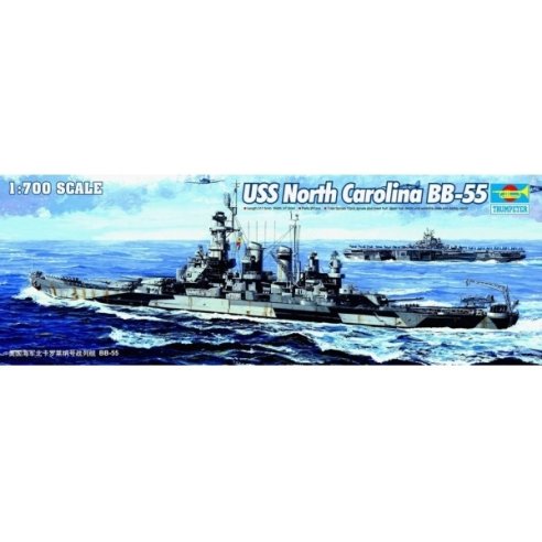 TRUMPETER KIT USS NORTH CAROLINA BB-55 1 700