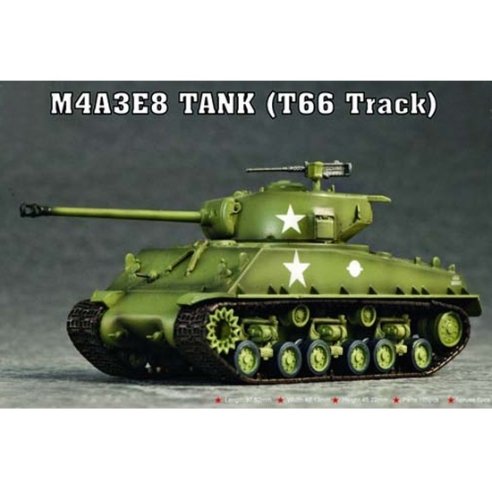 TRUMPETER KIT M4A3E8 TANK T66 TRACK 1 72
