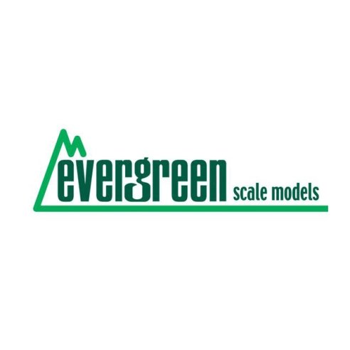 Evergreen - Listello polistirene 0,25x0,50 mm (10).