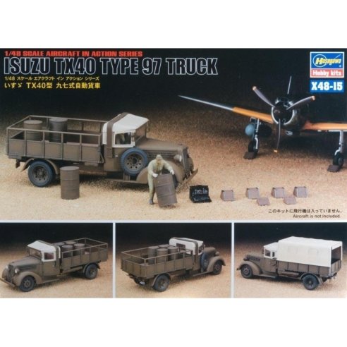 Isuzu Tx40 Type 97 Truck with figures and accessories Hasegawa - Nr. 36115 - 1:48