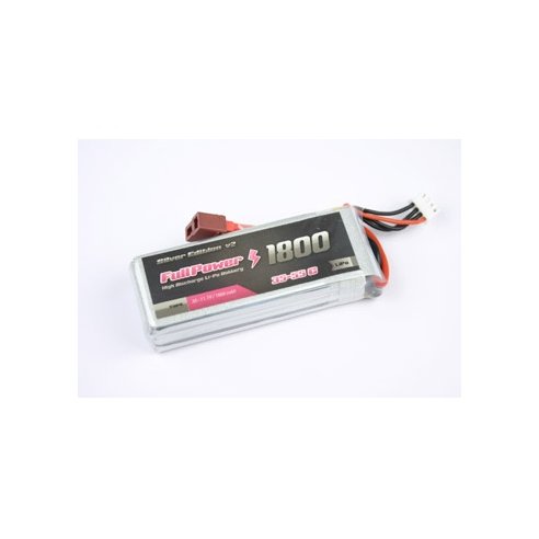 Batteria Lipo 3S 1800 mAh 35C Silver V2 - DEANS